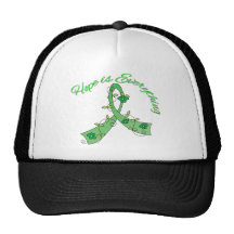 Flower Ribbon Hope is Everything Bipolar Disorder Trucker Hat