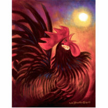 Flower Rooster Painting art - Multi photo sculptures