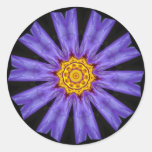 Flower Round Sticker