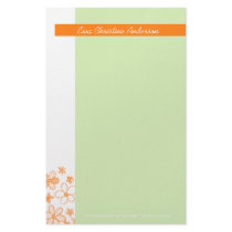 Flower Scribbles Green • Stationery by CSKidsOccasions Flower Scribbles Green • Stationery