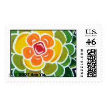 Flower Series: Yellow, Orange & Red (Postage) postage