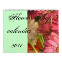 Flower Shop calendar 2011