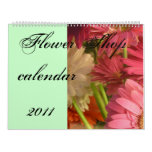 Flower Shop calendar 2011