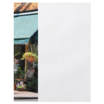 Flower Shop With Green Awning Full Color Flyer