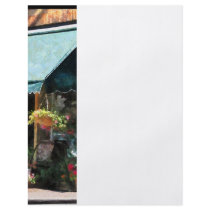 Flower Shop With Green Awnings Personalized Flyer