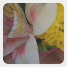 Flower Smiles CricketDiane Art & Photography Square Stickers