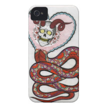 flower snake iPhone 4 Case-Mate cases