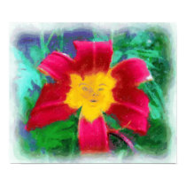 Flower Sprite Print posters