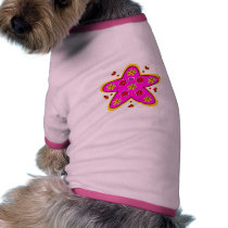 Flower Star Pink pet clothing by starryseas Flower Star Pink pet clothing
