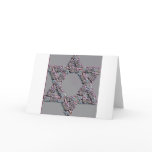 Flower Star Shana Tova New Year's Cards