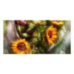 Flower - Sunflower - Gardeners toolbox Personalized Photo Card