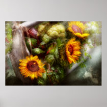 Flower - Sunflower - Gardeners toolbox Posters