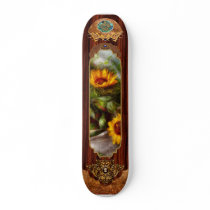 Flower - Sunflower - Gardeners toolbox Skateboard
