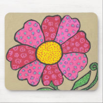 Flower talk mousepads