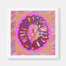 Flower Talk - Open your heart Magnet