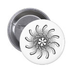 Flower Tattoo Pinback Buttons