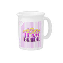 flower team bride bridesmaids wedding bridal party drink pitchers
