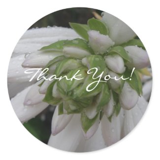 Flower Thank You Sticker sticker