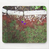 Flower Through the Cracks Mousepad