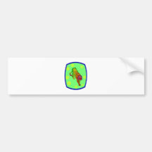 Flower Tiger Bumper Sticker