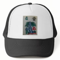 Flower tile hats