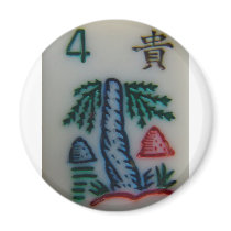 Flower tile magnets