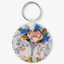 Flower tiles keychains by MSalone Flower tiles keychains