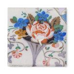 Flower tiles fridge magnets