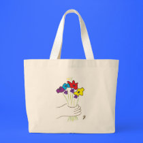 flower tote bags