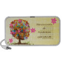 Flower Tree Anniversary iPod Speaker To Go doodle