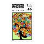Flower Tree Seasons of Love - Postage Stamps