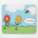Flower Triangle Mouse Pads