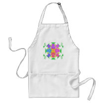 Flower Turtles Apron