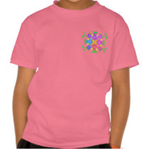 Flower Turtles Tee Shirts