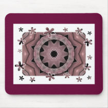 Flower Twirl mousepads