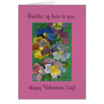 Flower Valentine cards