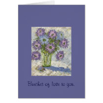 Flower Valentine cards