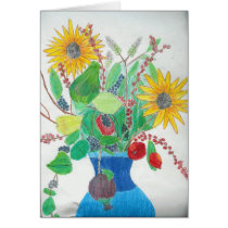 Flower Vase by Lauren cards by skatada Flower Vase by Lauren cards