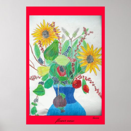 Flower Vase by Lauren Print