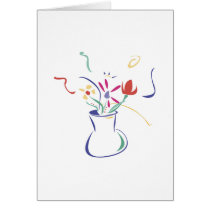 Flower Vase Card cards