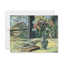 Flower Vase On The Window By Gauguin Paul Announcements