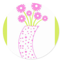 Flower vase - Sticker by cycreation Flower vase - Sticker