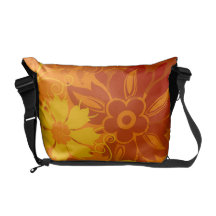 Flower Vectors Courier Bags