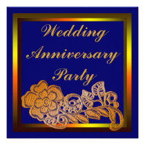 Flower Wedding Anniversary invitations
