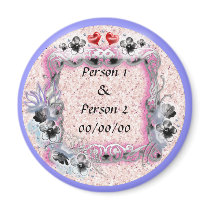 flower wedding magnets by wolffreeborn flower wedding magnets