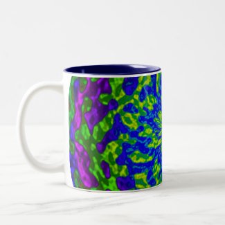 Flower with Swirls Mugs