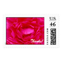 Flower with Thanks postage