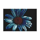flower with water canvas print