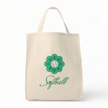 Flowerboom Softball Tote Bags