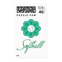 Flowerboom Softball postage